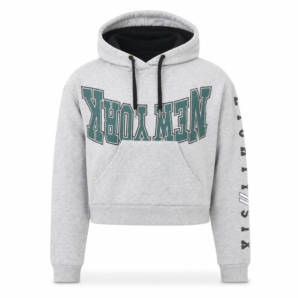 Womens UK Size 8 Topshop Grey Pullover Hoodie