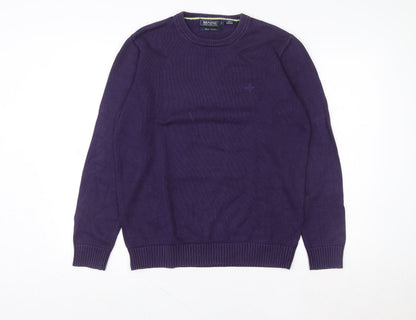 Womens UK Size S Maine New England Purple Pullover Sweatshirt