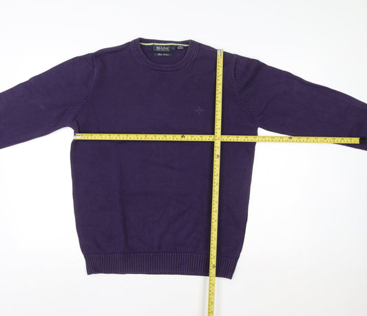 Womens UK Size S Maine New England Purple Pullover Sweatshirt