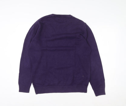 Womens UK Size S Maine New England Purple Pullover Sweatshirt