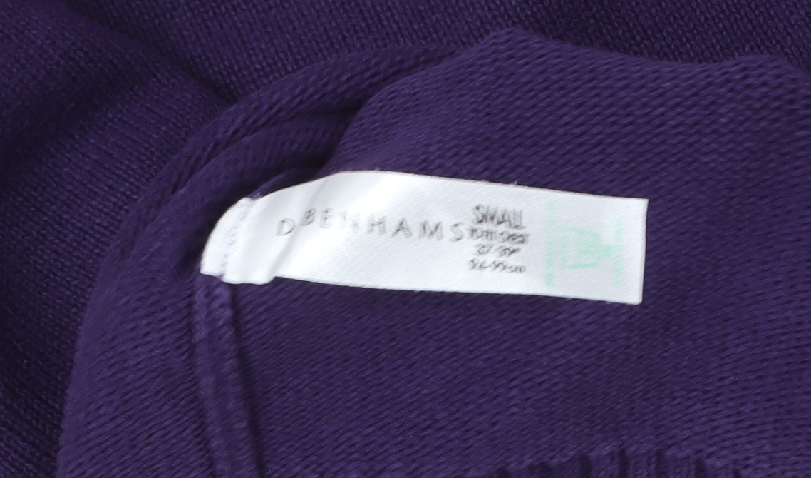 Womens UK Size S Maine New England Purple Pullover Sweatshirt