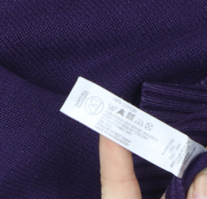 Womens UK Size S Maine New England Purple Pullover Sweatshirt