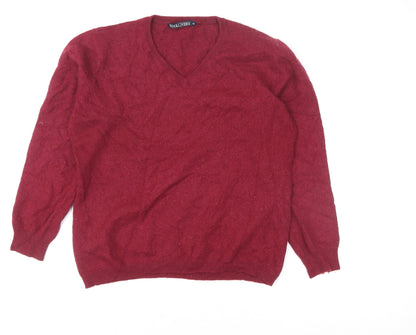 Womens UK Size XL Woolovers Red Pullover Jumper