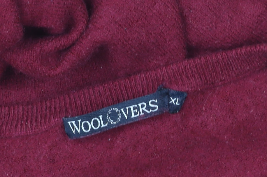Womens UK Size XL Woolovers Red Pullover Jumper