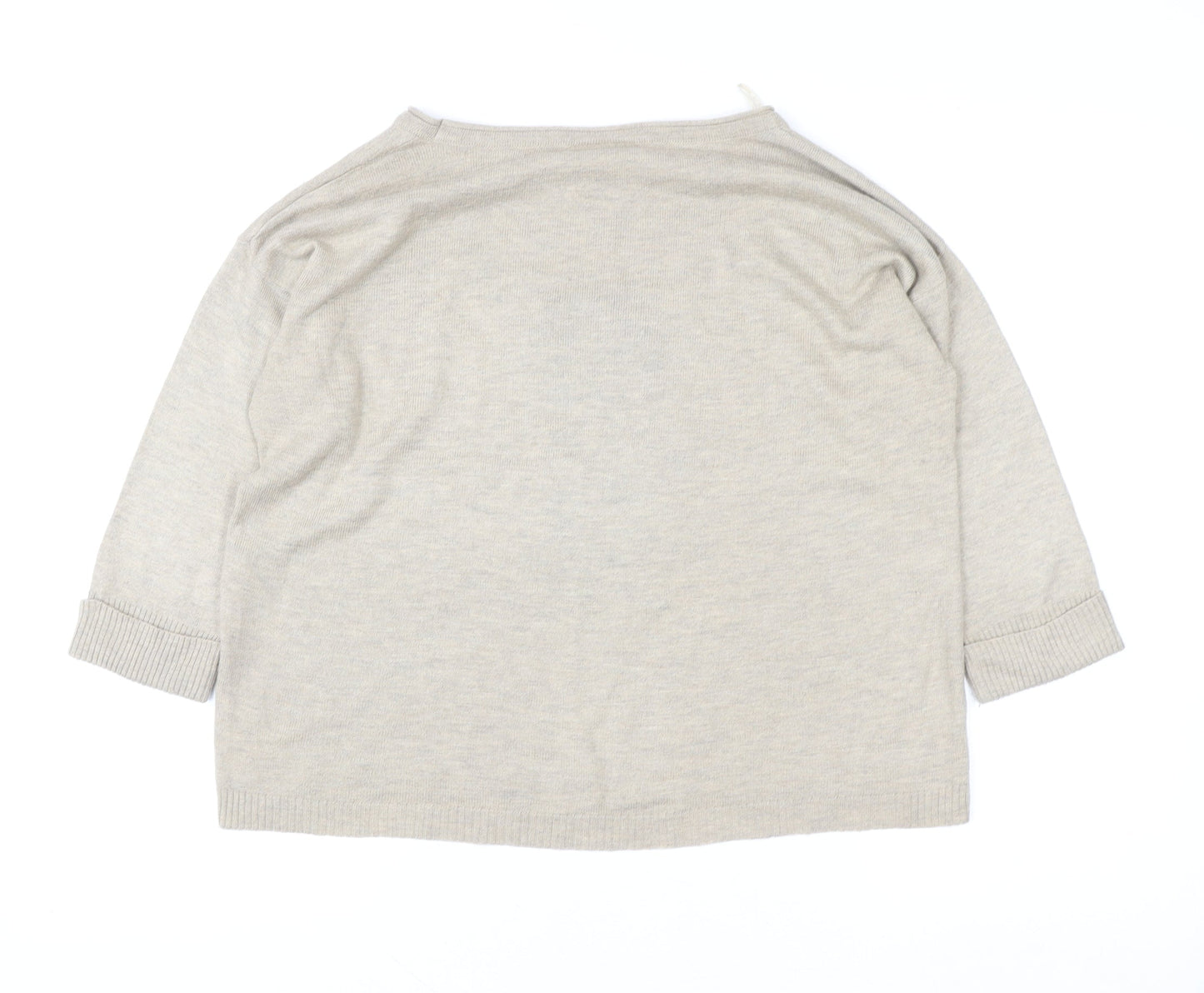 Womens UK Size S Wallis Beige Pullover Sweatshirt