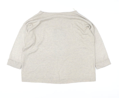 Womens UK Size S Wallis Beige Pullover Sweatshirt