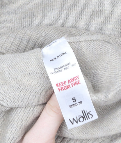 Womens UK Size S Wallis Beige Pullover Sweatshirt