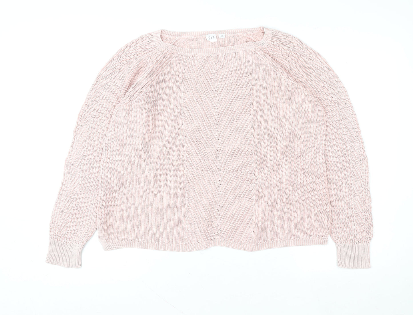 Womens UK Size M Gap Pink Pullover Sweatshirt