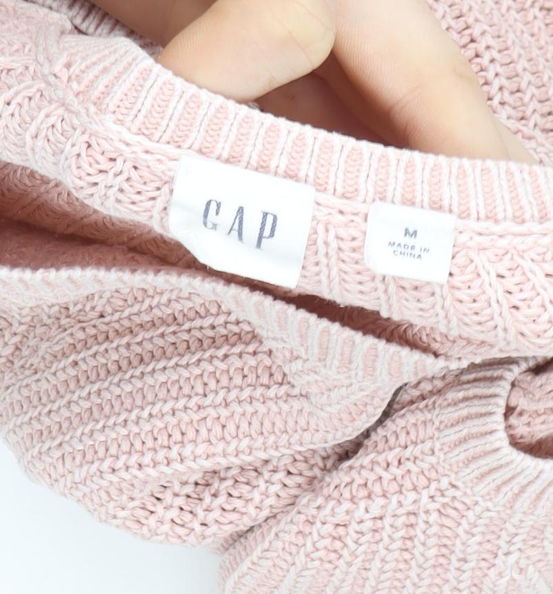Womens UK Size M Gap Pink Pullover Sweatshirt