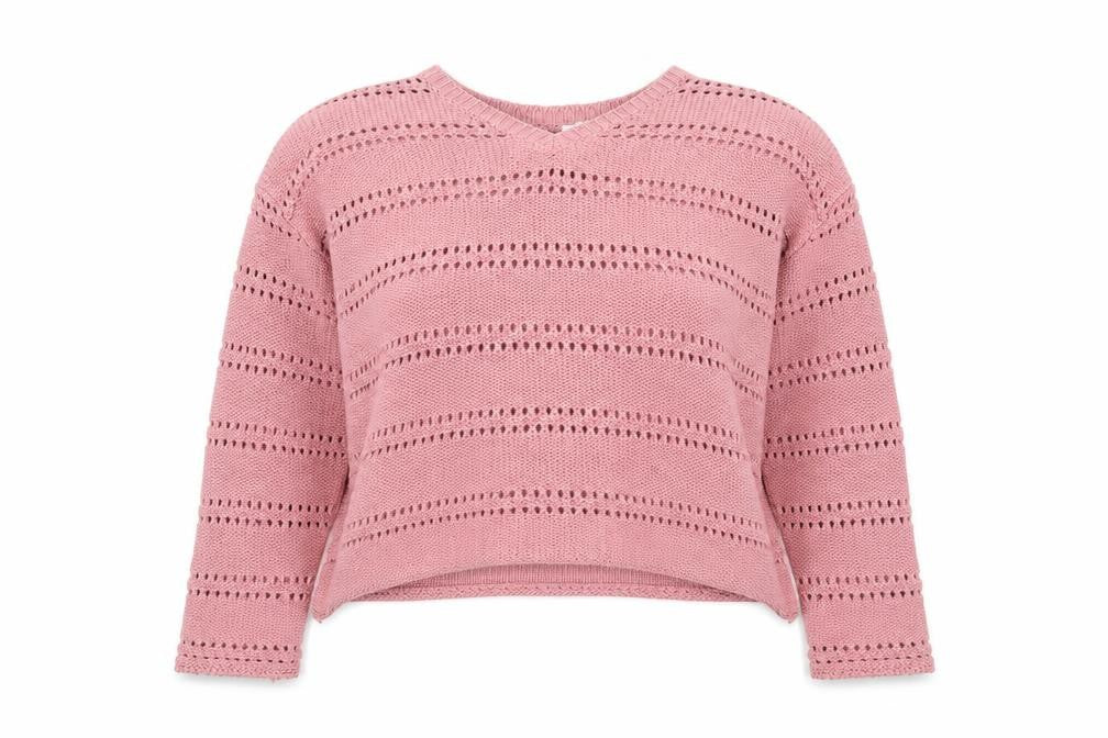 Womens UK Size 12 Thought Pink Pullover Sweatshirt