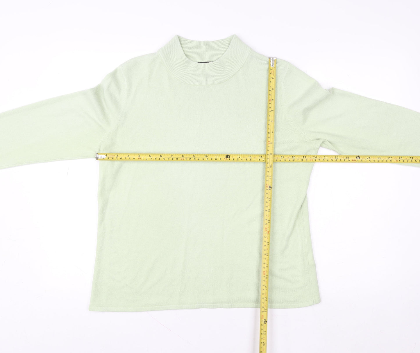Womens UK Size M Bonmarché Green Pullover Sweatshirt