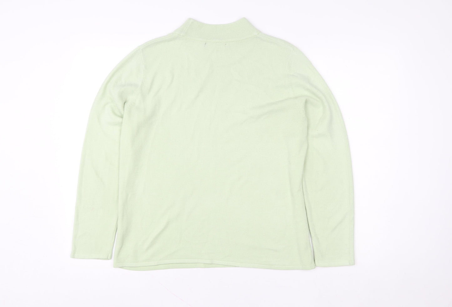 Womens UK Size M Bonmarché Green Pullover Sweatshirt