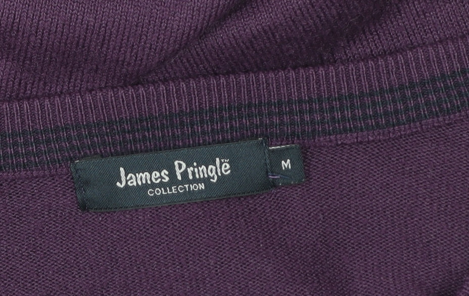 Mens UK Size M James Pringle Purple Pullover Sweatshirt