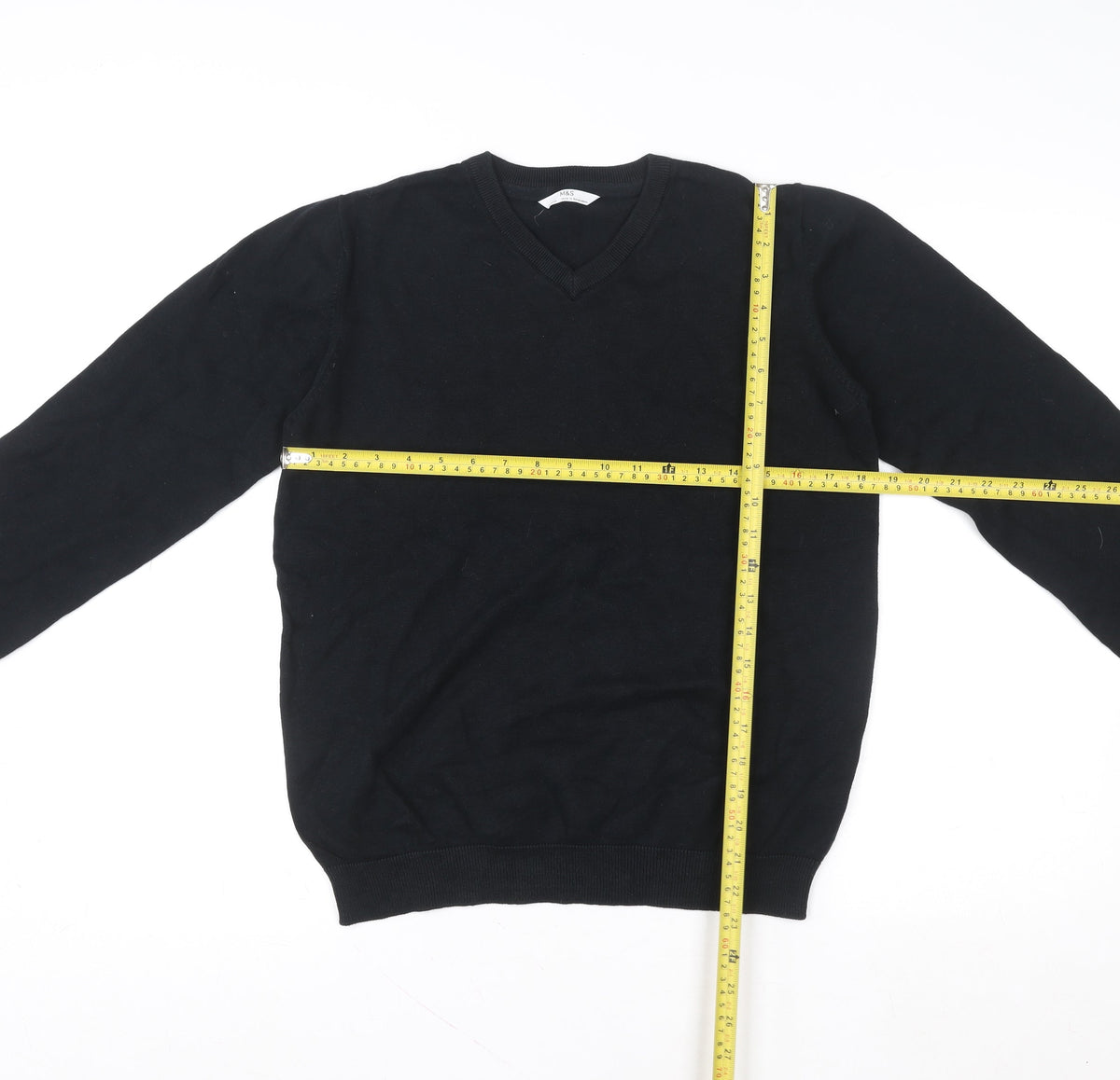 Teens UK Size 14 Plus Marks and Spencer Black Pullover Sweatshirt
