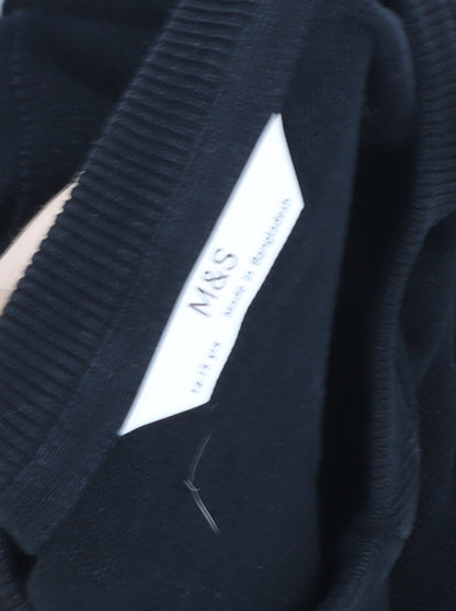 Teens UK Size 14 Plus Marks and Spencer Black Pullover Sweatshirt