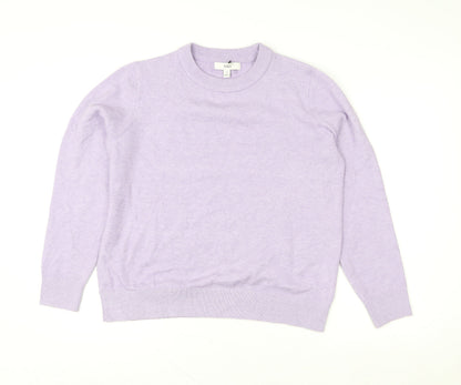 Womens UK Size M Marks and Spencer Purple Pullover Jumper