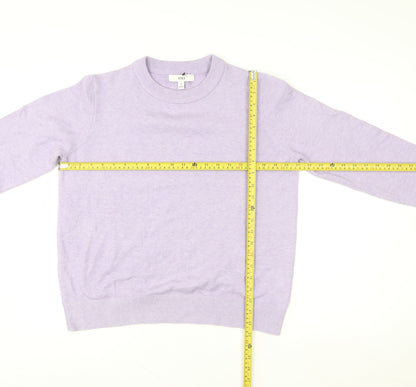 Womens UK Size M Marks and Spencer Purple Pullover Jumper