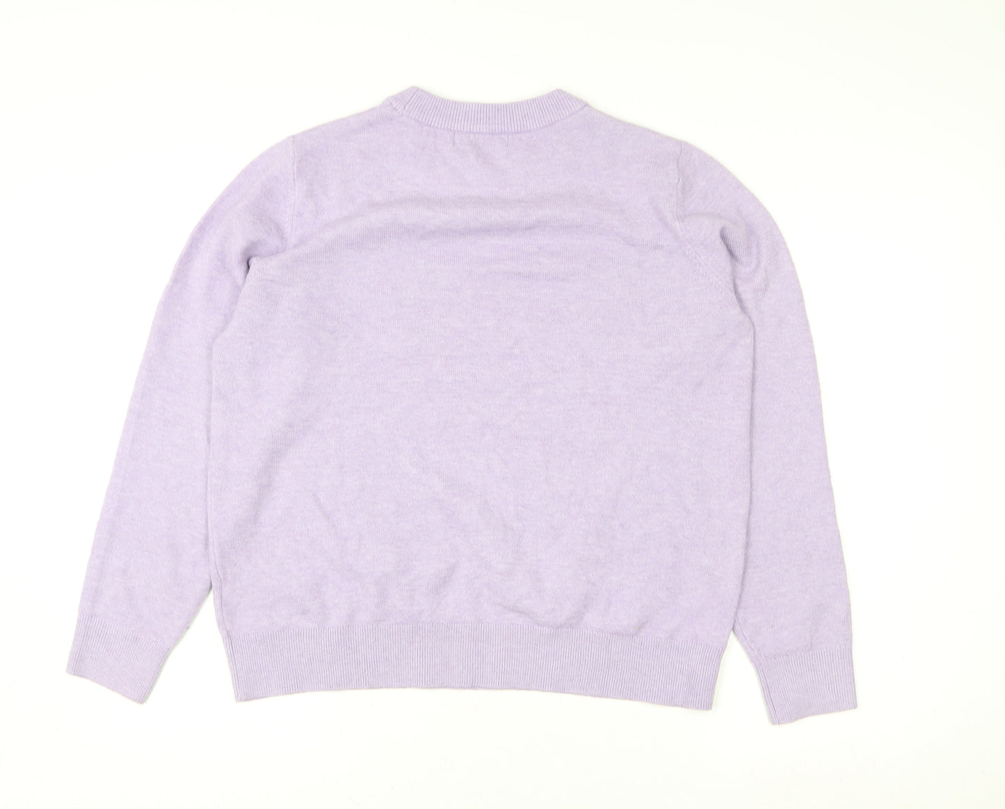Womens UK Size M Marks and Spencer Purple Pullover Jumper