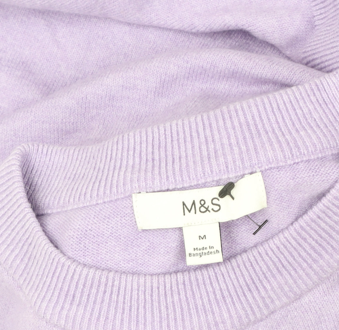 Womens UK Size M Marks and Spencer Purple Pullover Jumper