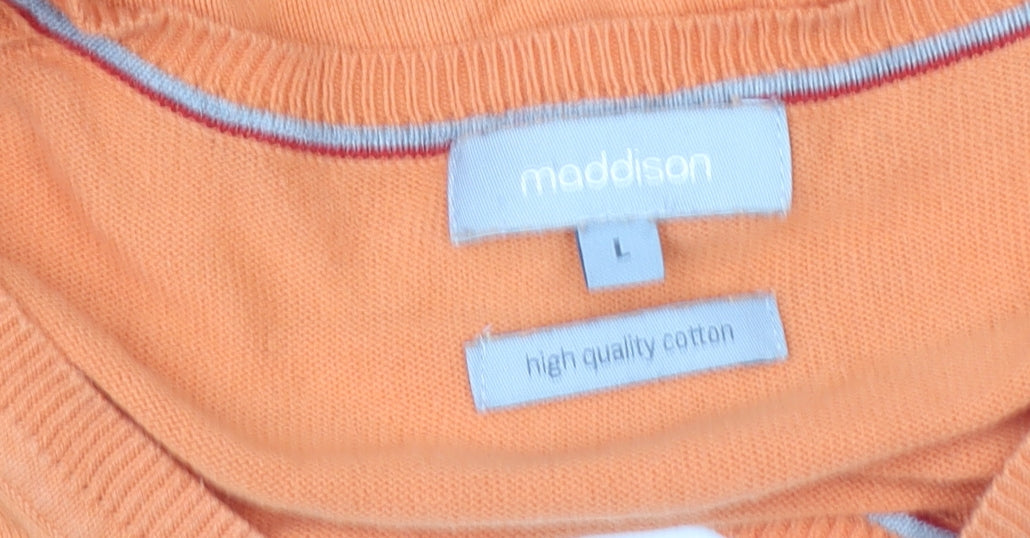 Womens UK Size L Maddison Orange Pullover Sweatshirt