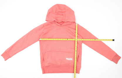 Womens UK Size M Eagle Pink Pullover Hoodie