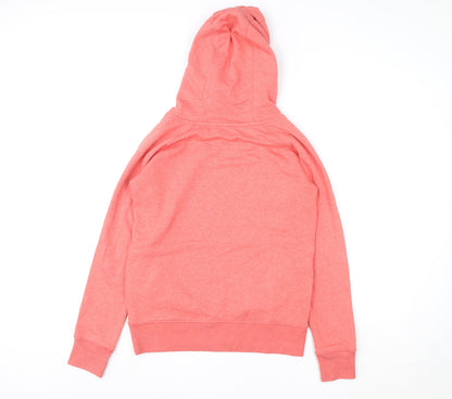 Womens UK Size M Eagle Pink Pullover Hoodie