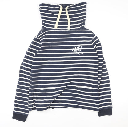Womens UK Size 12 Quba Sails Blue Pullover Hoodie