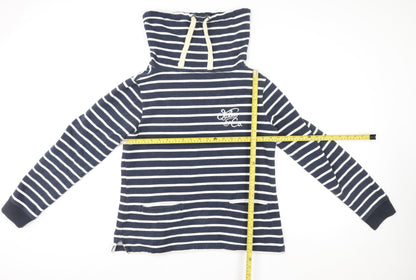 Womens UK Size 12 Quba Sails Blue Pullover Hoodie