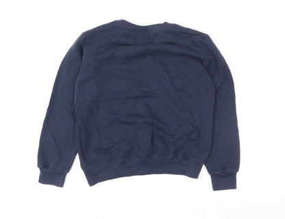 Womens UK Size L Damart Blue Pullover Sweatshirt