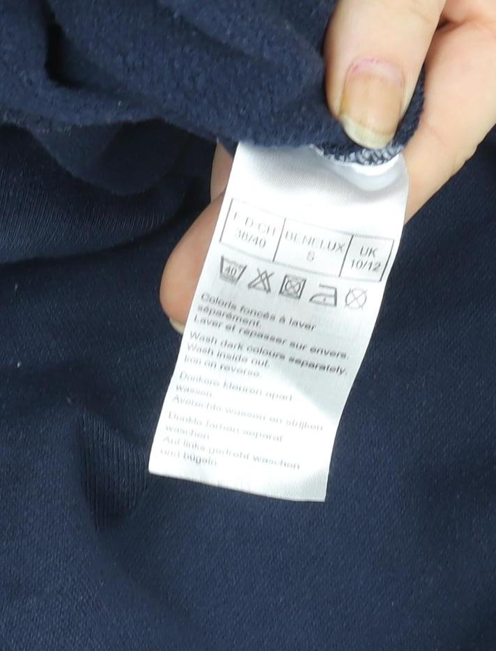 Womens UK Size L Damart Blue Pullover Sweatshirt
