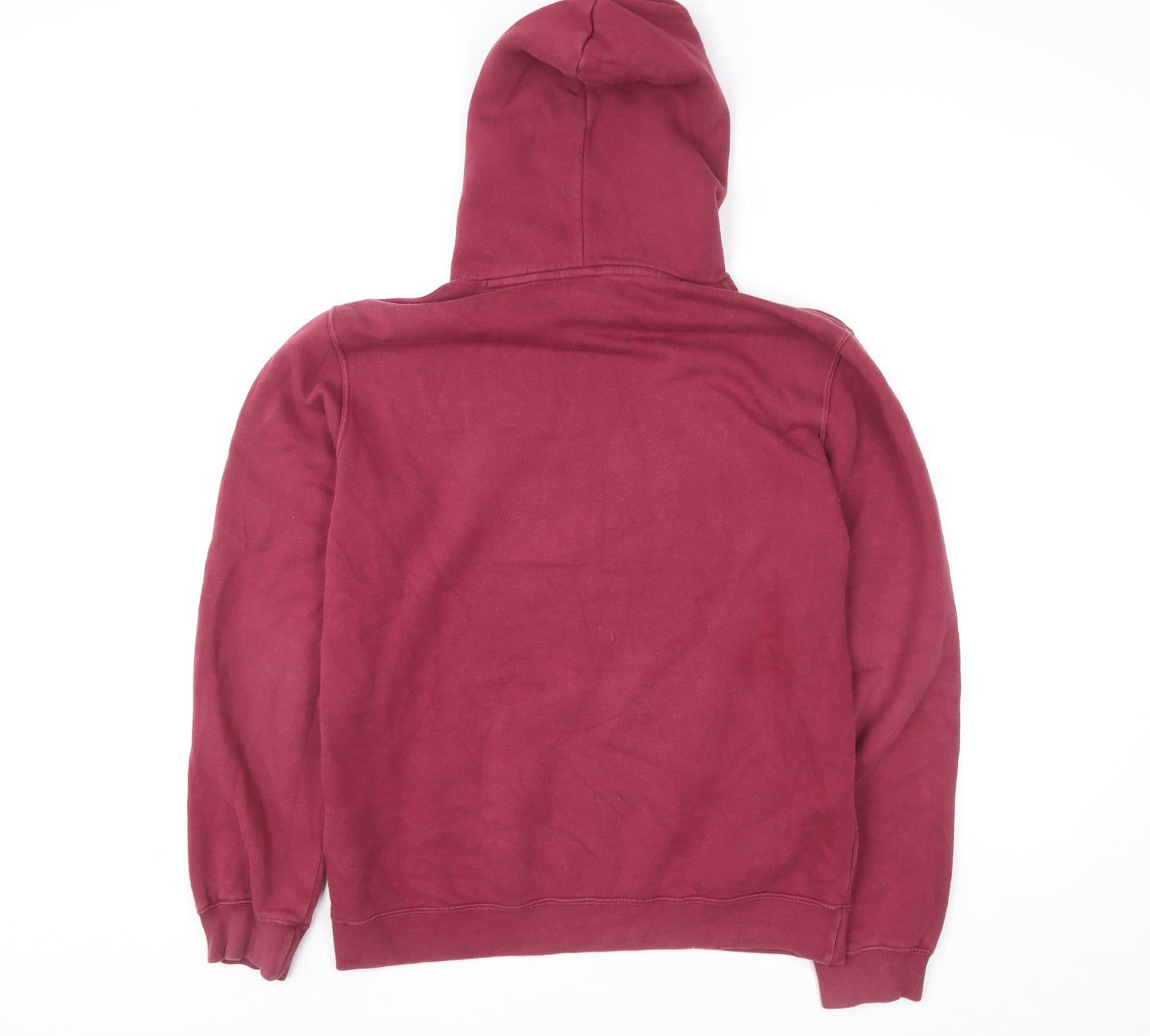 Mens UK Size L Champion Red Pullover Hoodie