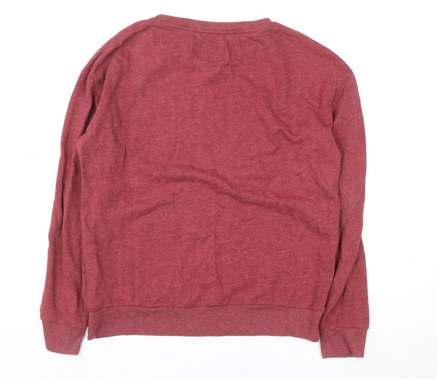 Womens UK Size S Superdry Red Pullover Sweatshirt