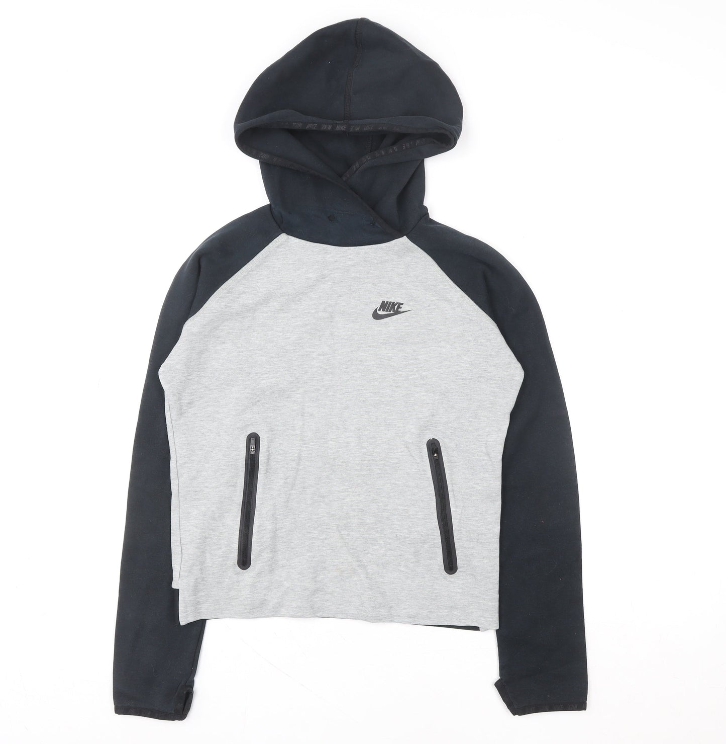Boys UK Size S Nike Grey Pullover Hoodie