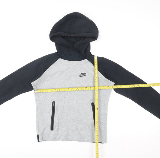 Boys UK Size S Nike Grey Pullover Hoodie