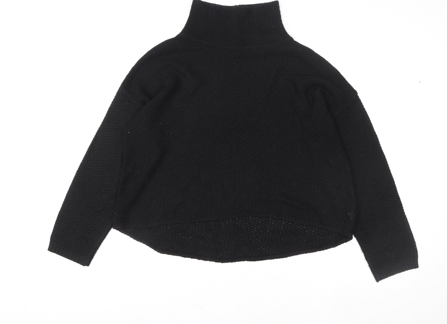 Womens UK Size S Daisy Street Black Pullover Sweatshirt
