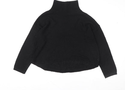 Womens UK Size S Daisy Street Black Pullover Sweatshirt