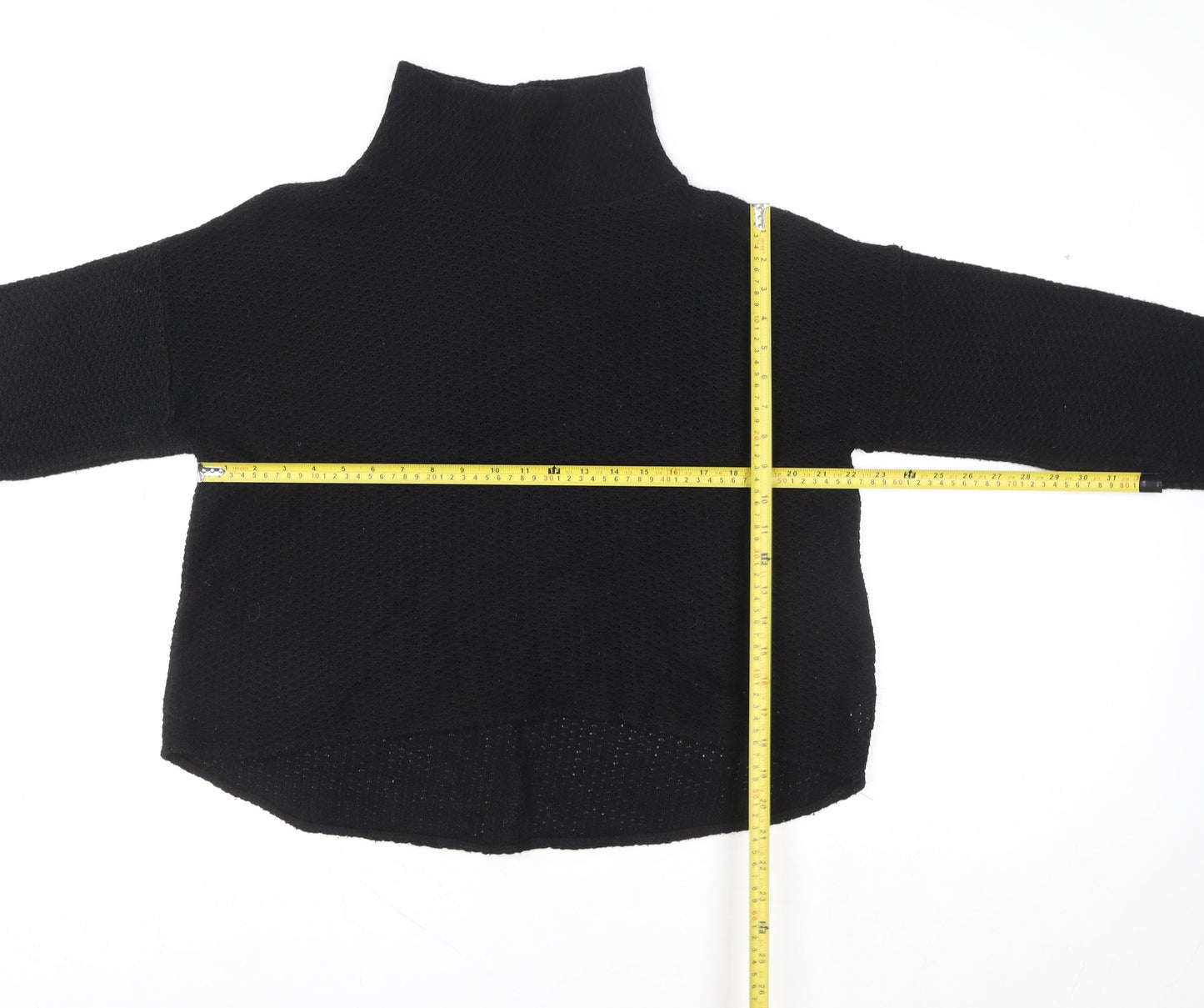 Womens UK Size S Daisy Street Black Pullover Sweatshirt