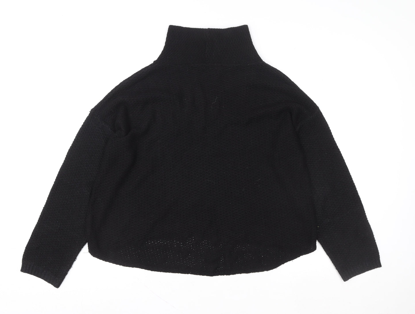 Womens UK Size S Daisy Street Black Pullover Sweatshirt
