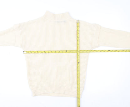 Womens UK Size S Brave Soul Ivory Pullover Sweatshirt