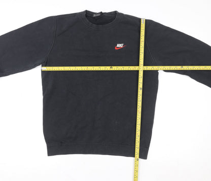 Mens UK Size S Nike Black Pullover Sweatshirt