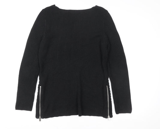 Womens UK Size 10 NEXT Black Pullover Sweatshirt