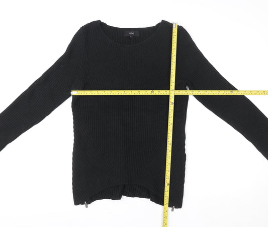Womens UK Size 10 NEXT Black Pullover Sweatshirt