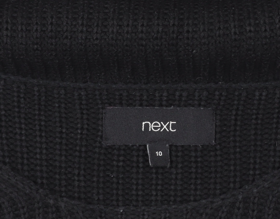 Womens UK Size 10 NEXT Black Pullover Sweatshirt