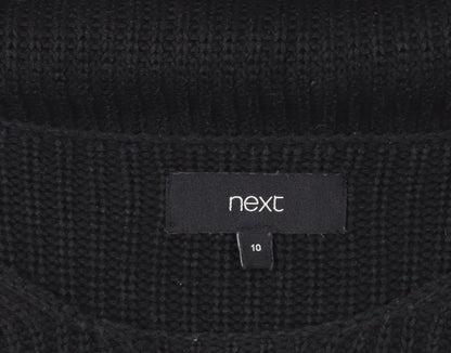 Womens UK Size 10 NEXT Black Pullover Sweatshirt