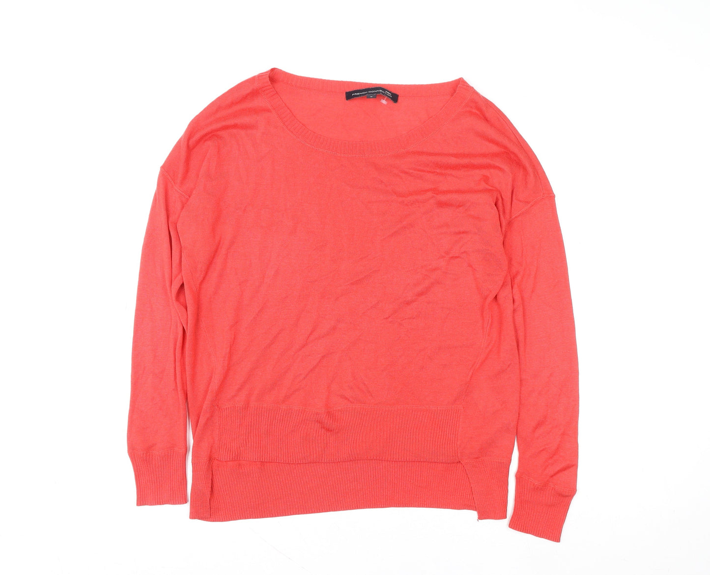 Womens UK Size M French Connection Red Pullover Sweatshirt