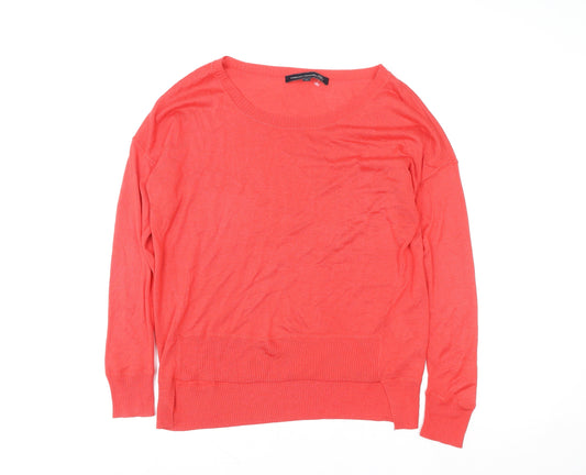 Womens UK Size M French Connection Red Pullover Sweatshirt