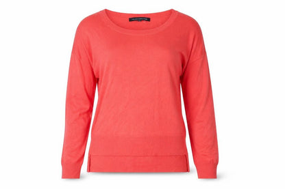 Womens UK Size M French Connection Red Pullover Sweatshirt