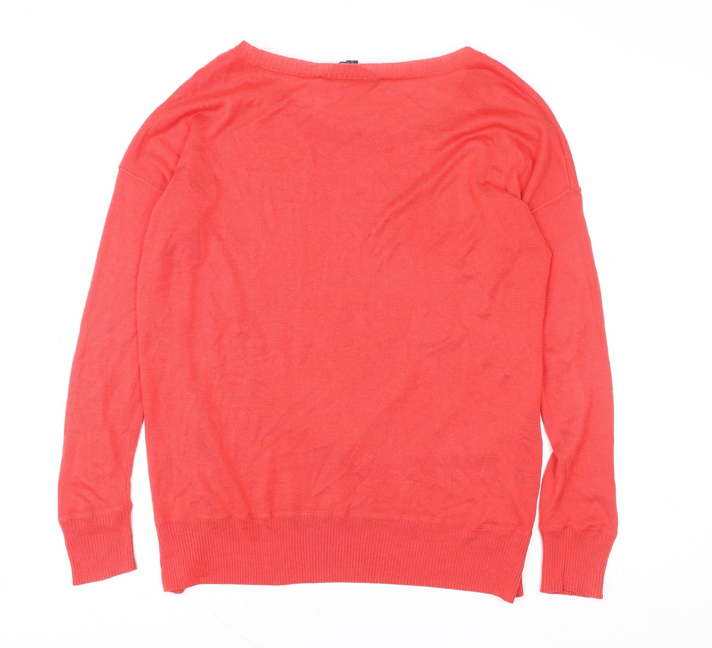 Womens UK Size M French Connection Red Pullover Sweatshirt