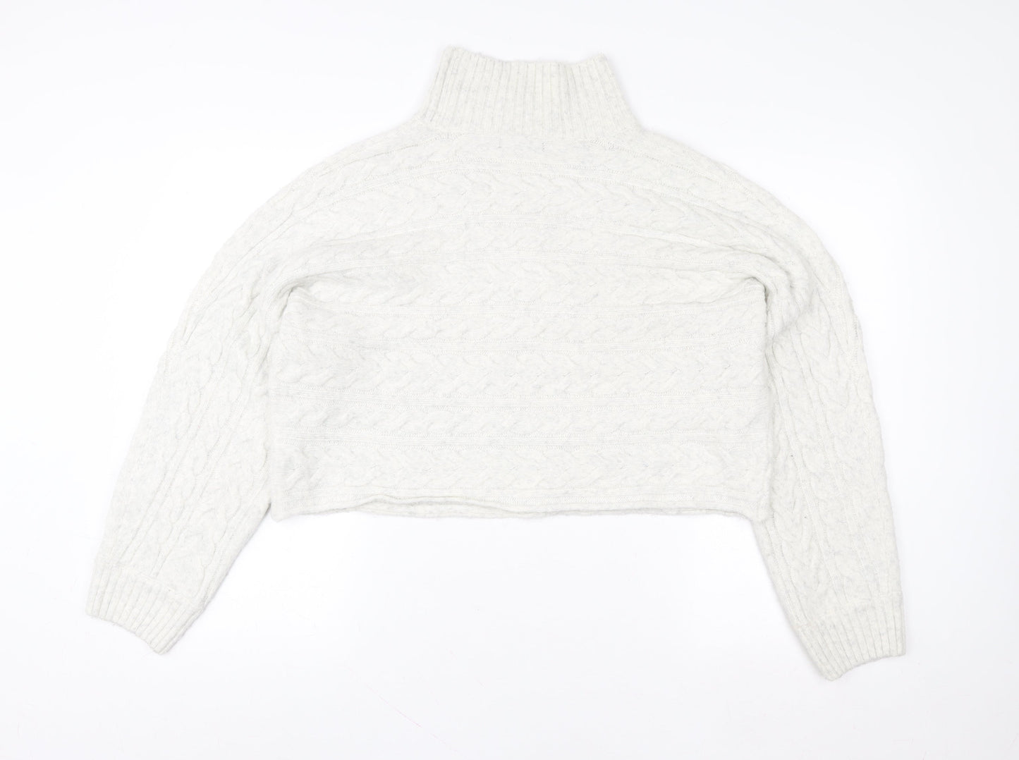 Womens UK Size L New Look Ivory Pullover Jumper