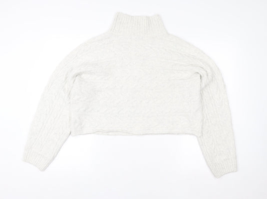 Womens UK Size L New Look Ivory Pullover Jumper